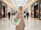 حقيبة قماشية باسمك بالخط العربي — ٤٠×٤٥ سم، صورة ٦